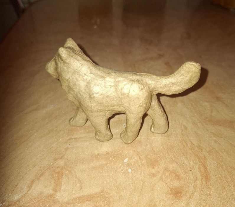 Câine carton 12cm pentru pictat/decorat