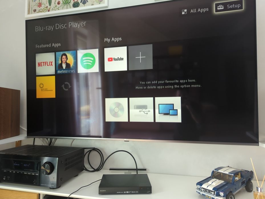 Blu-Ray player Smart 3D SONY BDP-S6700, 4K, Wi-Fi, USB, negru