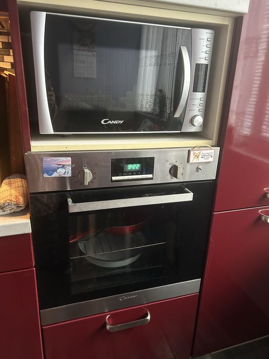 продавам запазени вградена фурна и микровълнова  - марка Candy
