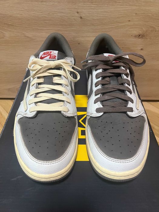 TRAVIS SCOTT air jordan 1 low OG Mocha мъжки кецове ,обувки 45