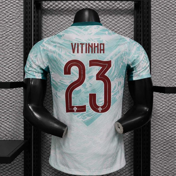 Tricou Portugalia Away Kit - Vitinha 23 Player Version