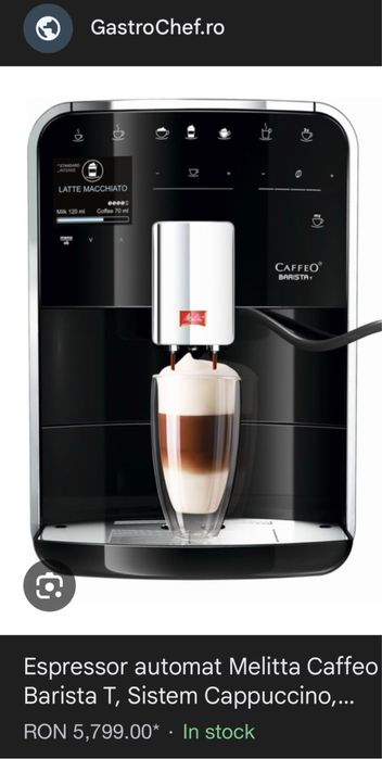 Espressor Melitta Caffeo Barista T Cappuccino