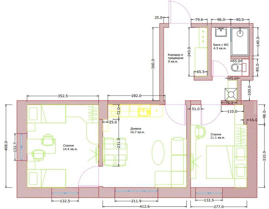 Проектирам и изработвам кухни и мебели по поръчка