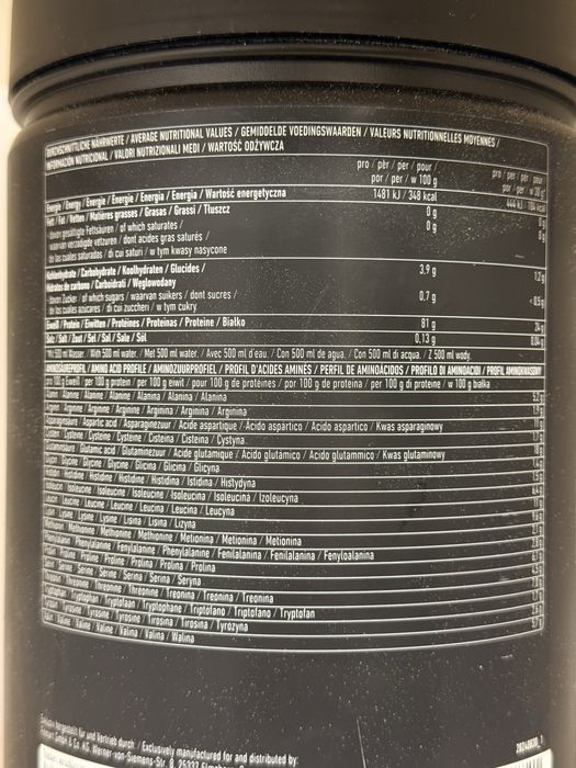 Isoclear Whey Protein Isolate Iced Tea Mango-Peach
