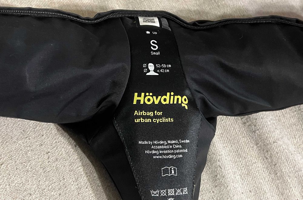 Casca airbag bicicleta Hövding S urban smart