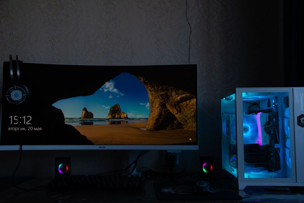 Монитор MSI PRO MP341CQW белый