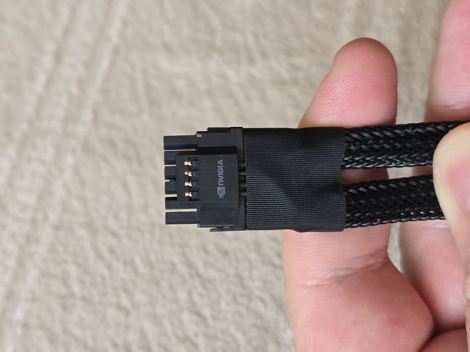 Adaptor / conector placa video 16‑pin la 12VHPWR, PCIe 5.0, nou