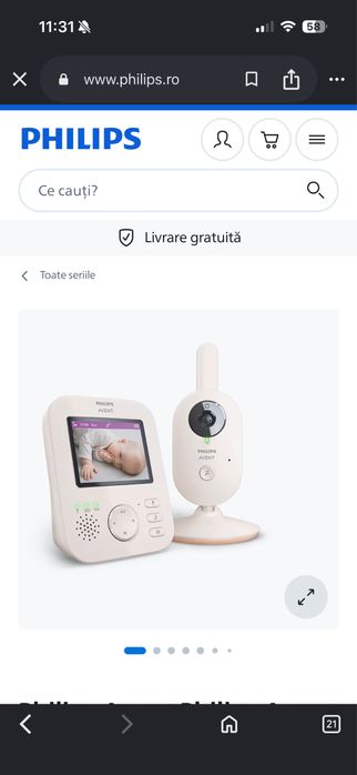 Camera supraveghere bebe