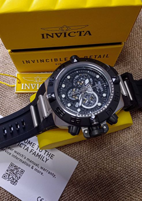 Ceas Invicta Subaqua Noma IV Black Dial Chronograph – Barbati