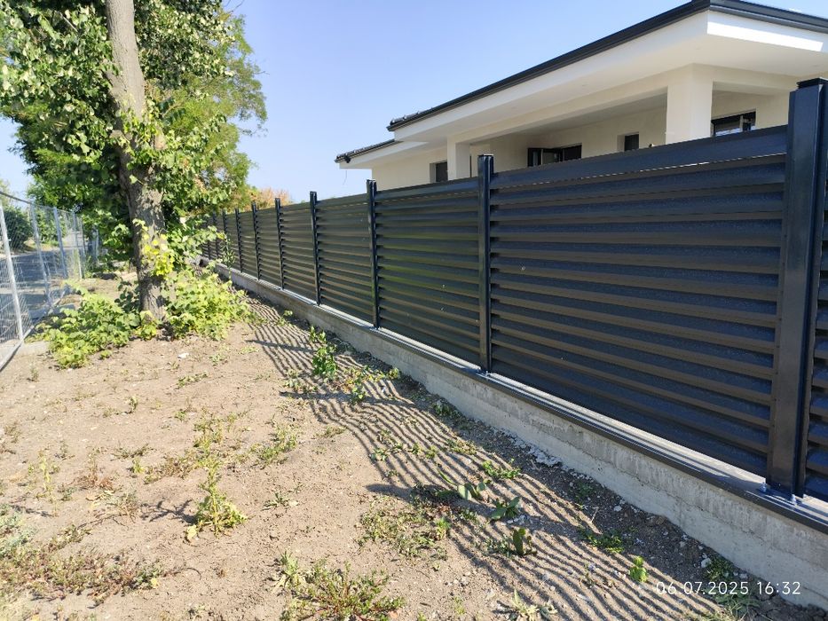 Ограда тип щора - ламелна ограда