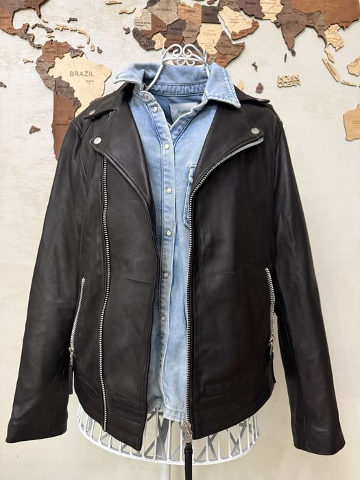 Мъжко кожено яке естествена кожа с м s m