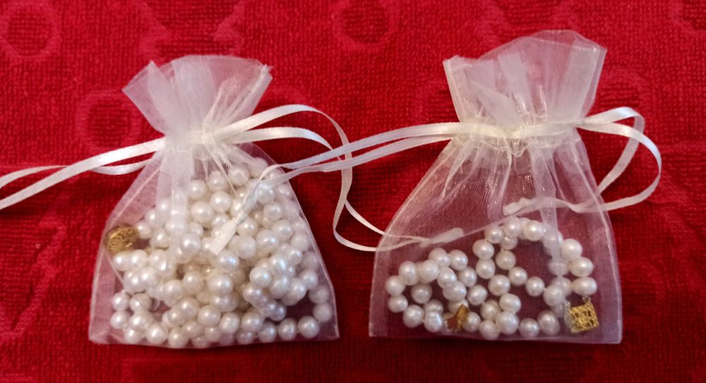 Set colier dublu, brățară dublă și cercei - perle de cultură