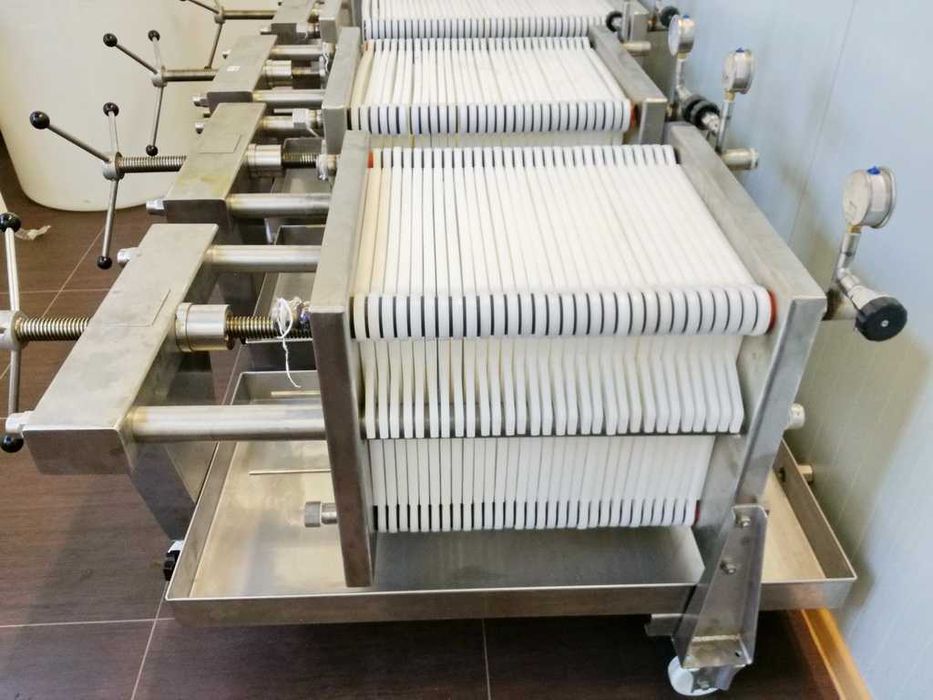 Filtru cu placi 40x40 pentru lichide vin, ulei, bere etc.
