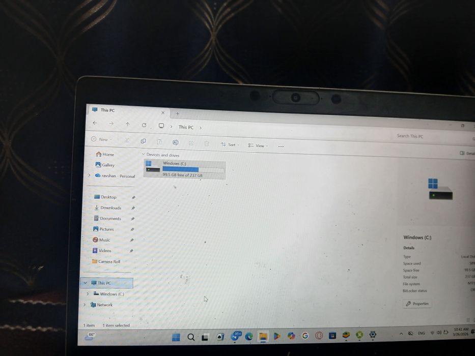 HP Notebook/Smmkart 8/256gb face ID / barmoq izi ochadi aybi batareya