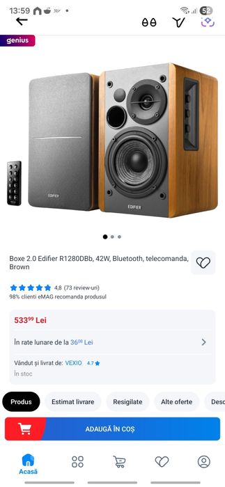 Boxe Edifier R1280DB