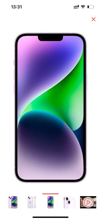 Айфон 14, фиолетовый