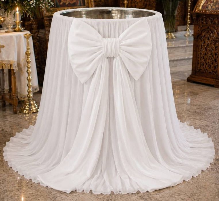 Set premium pentru decorarea cristelniței, realizat 100% handmade