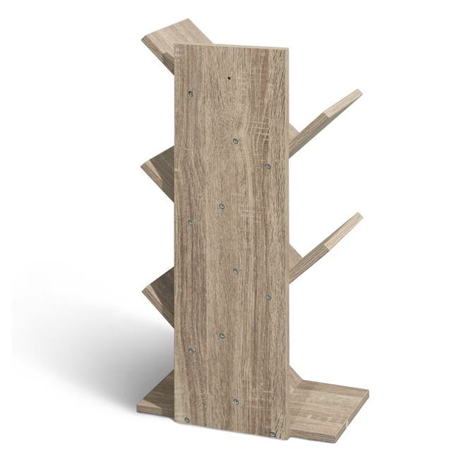 Етажерка за книги-30х17х59 см./етажерка дъб сонома/стояща етажерка за