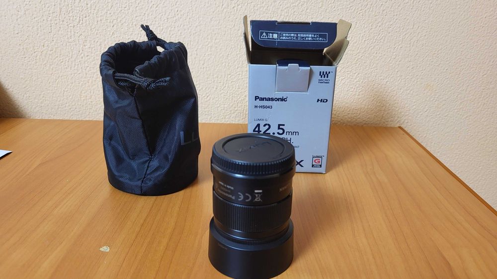 Panasonic Lumix G 42.5mm f1.7 obiectiv foto MFT