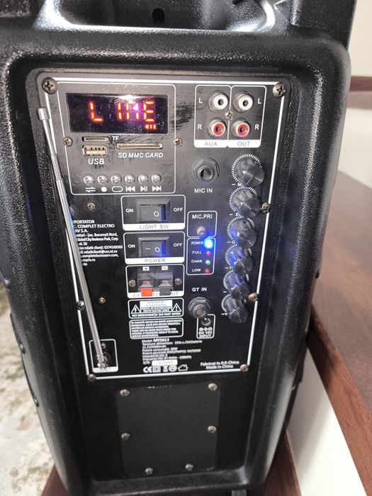 Boxa portabila Myria cu Bluetooth