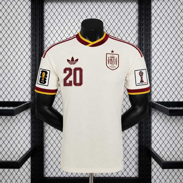 Tricou Spania Away Kit - Pedri 20 Player Version
