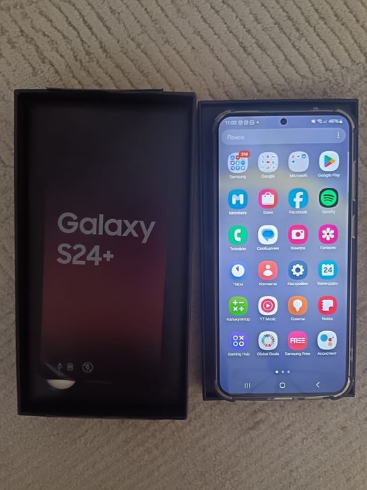 Новый телефон Самсунг S 24+ 256 гб