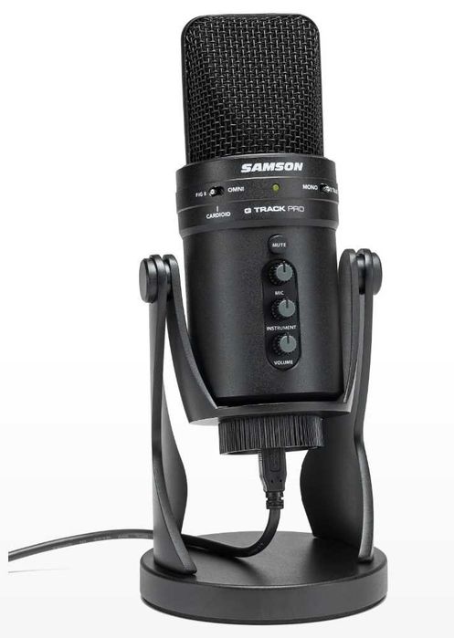 Microfon profesional Samson G-Track Pro cu interfață audio