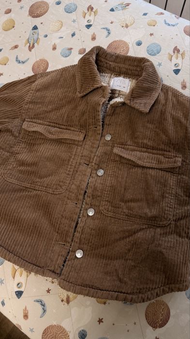 Бархатный бомбер Zara 11-12л