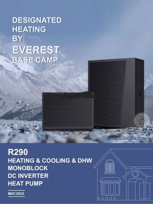 Тепловой насос,  кишда иситади ёзда совутади,  отопления и охлаждения