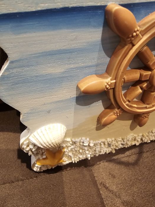 Красива 3D стенна украса с морски мотив