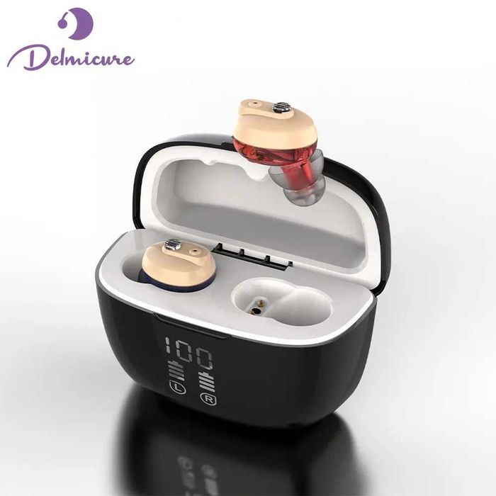 Aparate Auditive Delmicure VHP-1633 Digitale cu Stație de Încărcare