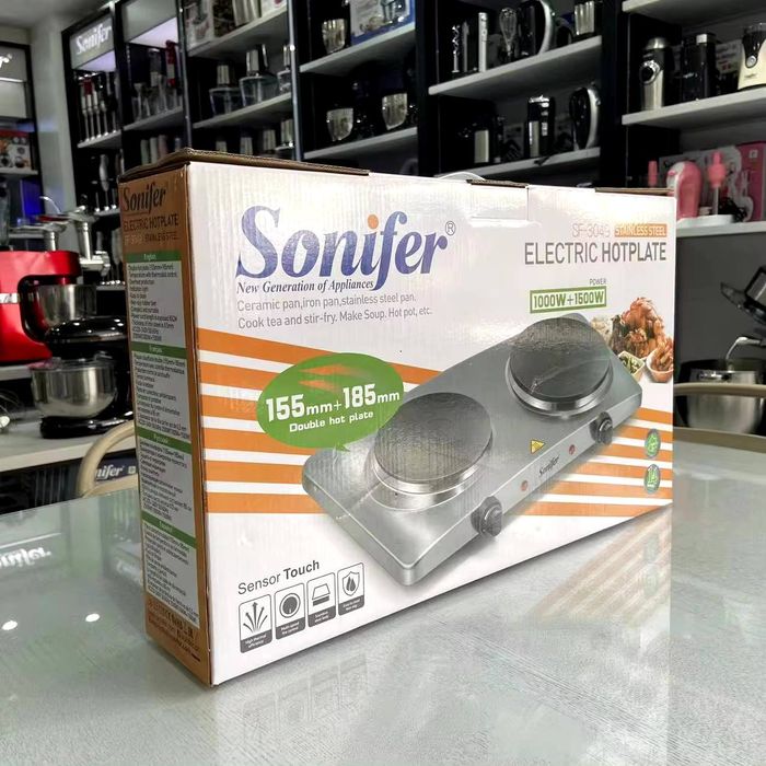 Электрическая плита керамика Elektr plita 1000 watt SONIFER sf-3049