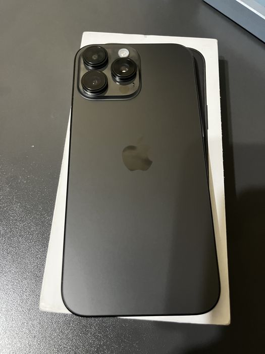 Iphone 16 pro max 256gb black