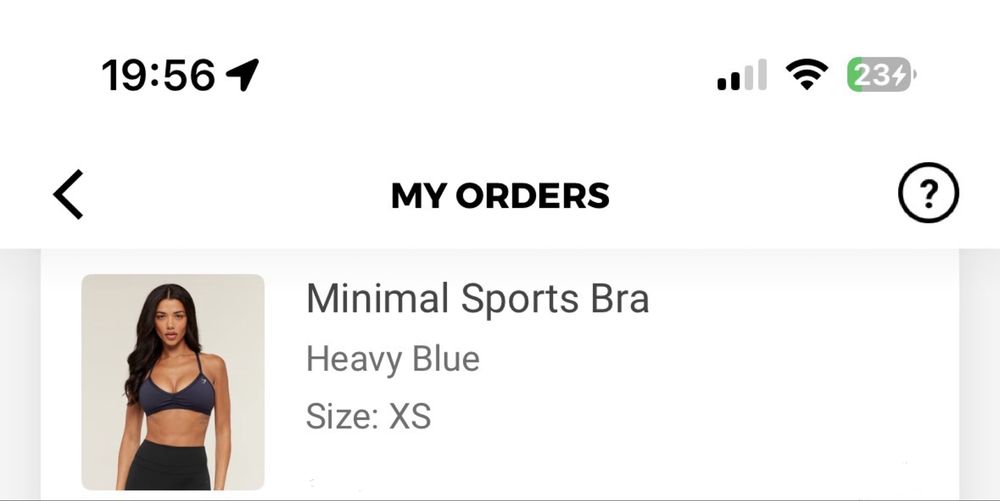 Bustiera Gymshark Minimal