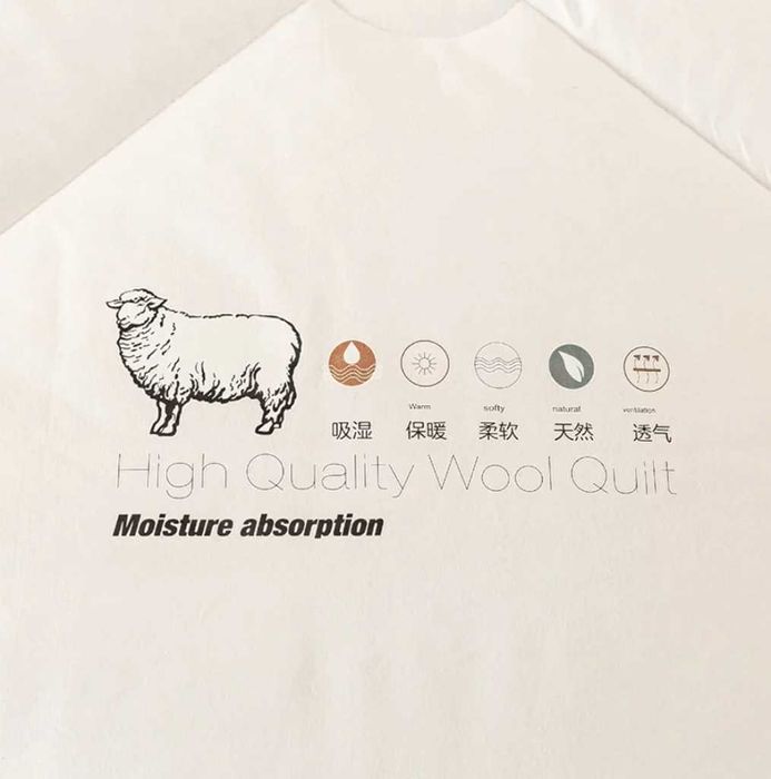 Зимен юрган с овча вълна 160x200  Топлина и комфорт за студените нощи