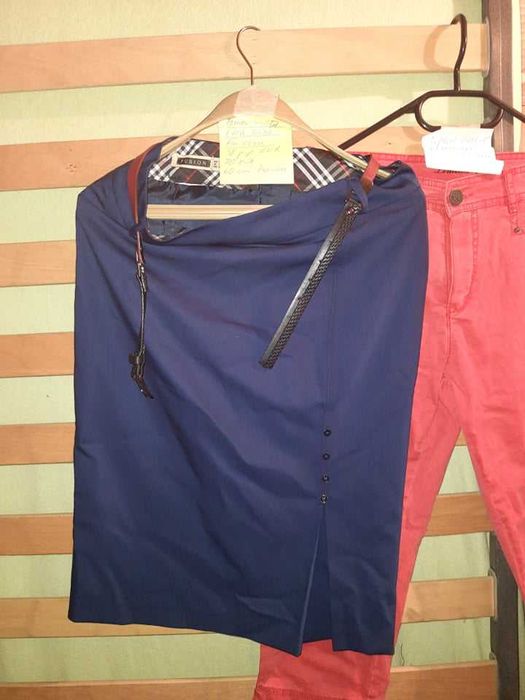 Супер секси тъмно синя къса пола Fusion