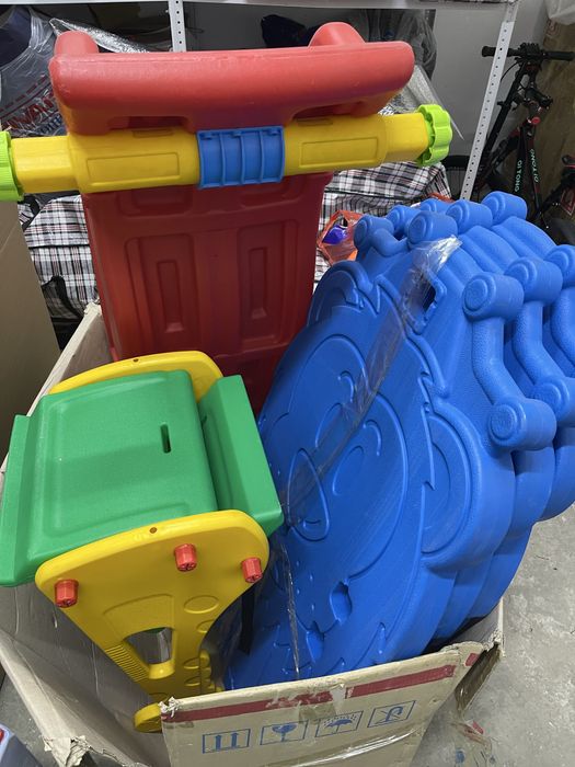 Горка с качелей в отличном состоянии.