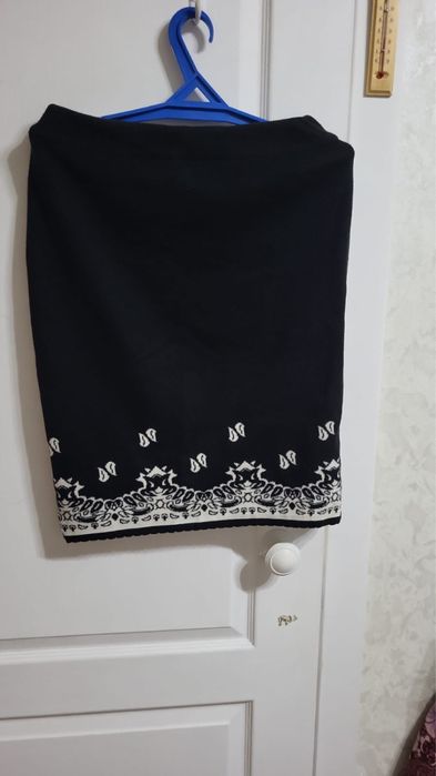 Юбка теплый трикотаж