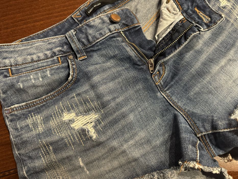 Къси дънкови панталонки Karen Millen