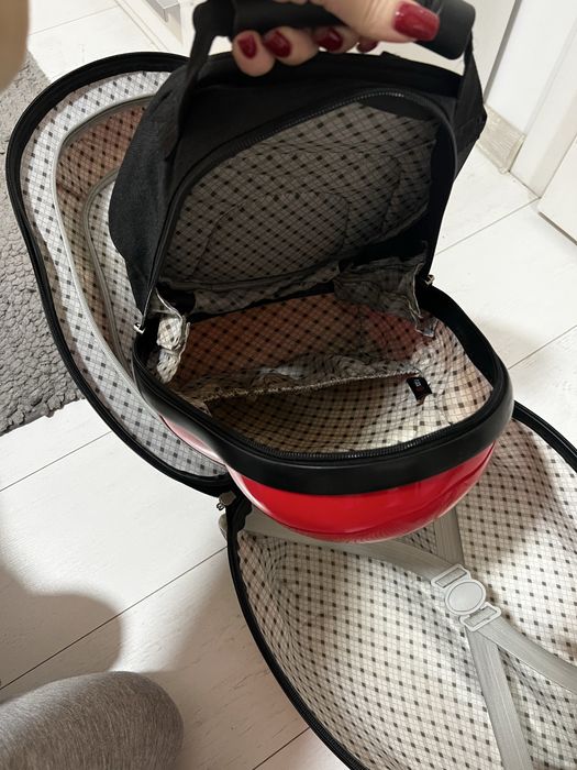 Детски твърд куфар с раничка