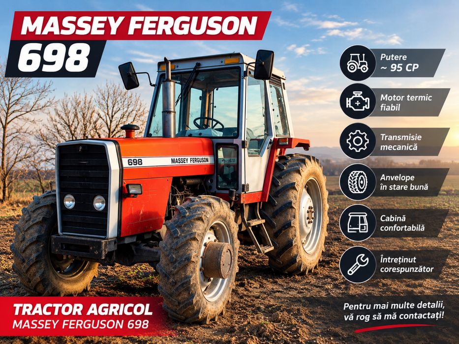 Massey Ferguson 698 – tractor agricol