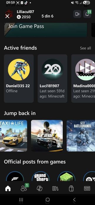 Xbox series s de 1 TB
