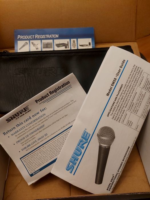 Музикален микрофон SHURE SM 58  за професионални певци и любители на м