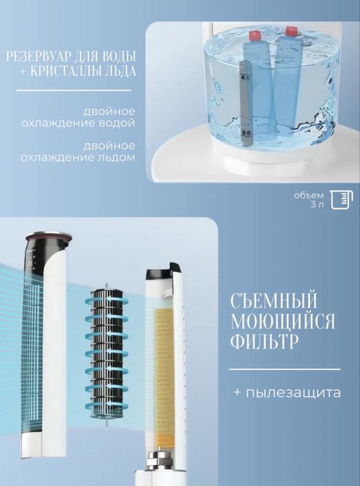 Вентилятор башенный с охлаждением