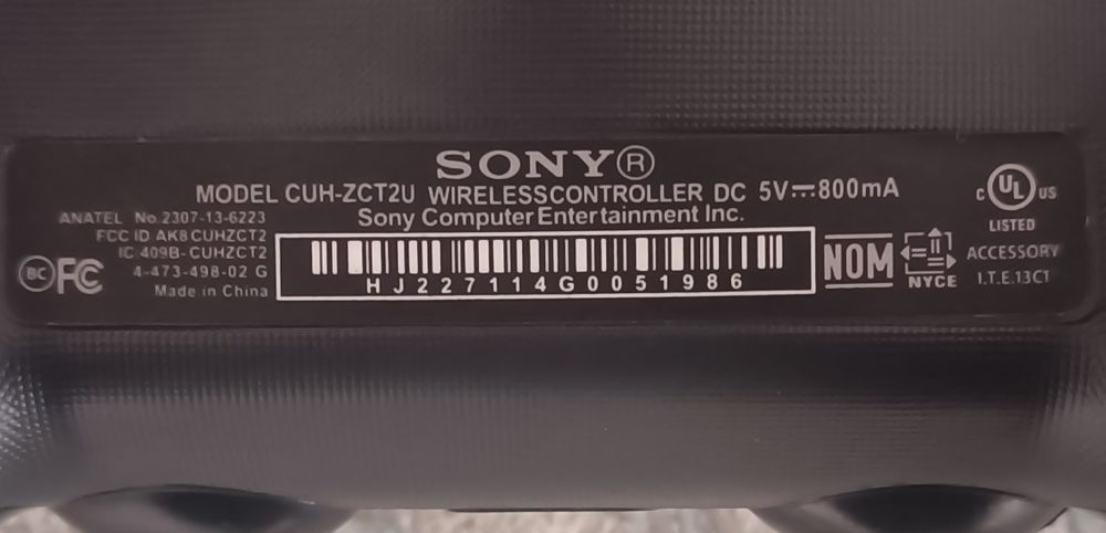 ОРИГИНАЛ Sony DualShock 4 v2 (Состояние нового + накладки)