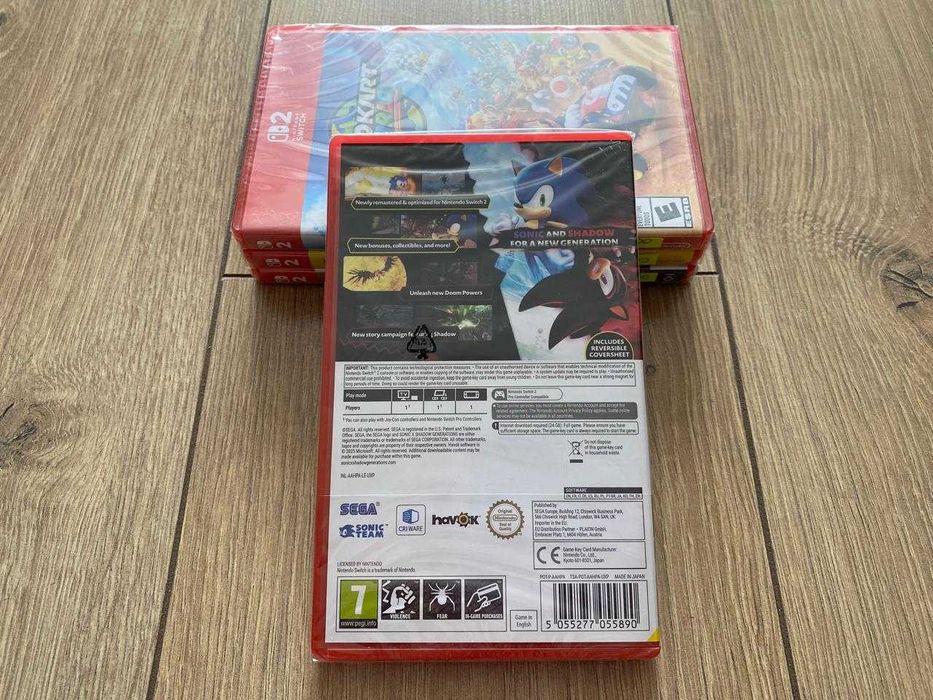 Новый Sonic x Shadow Generations Nintendo Switch 2/ Соник Детские
