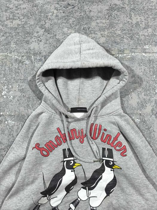 2009 Dsquared VTG grey hoodie made in Italy