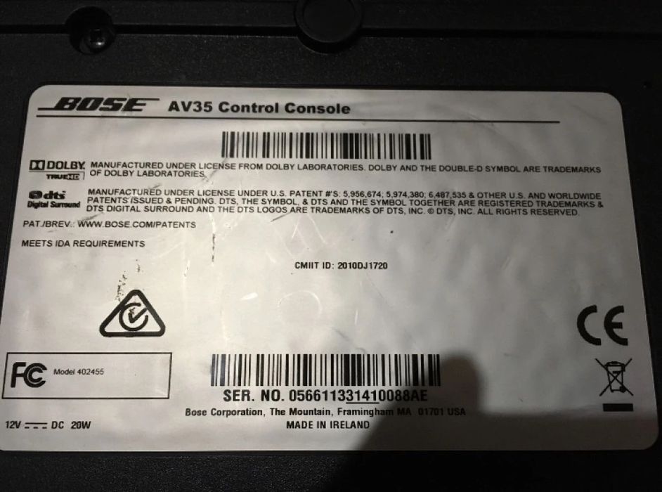 BOSE LifeStyle V25 Putere 1350W Bluetooth Preț de MAGAZIN17200Lei 40Kg