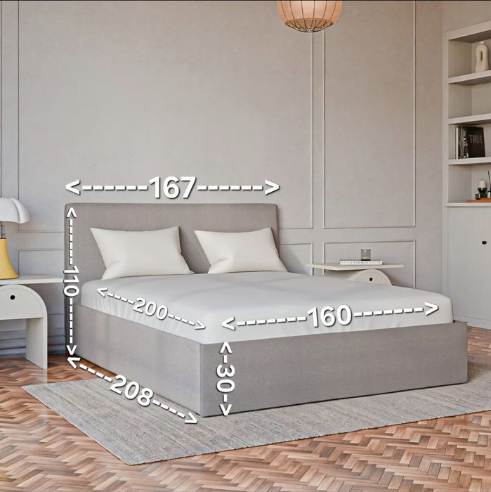 двуспальная кровать, Кровать двухспальный, Kravat Kalavat divan matras