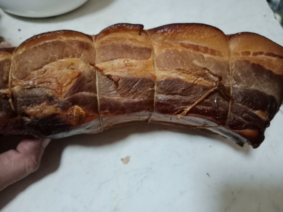 Сало копчёное с прослойкой